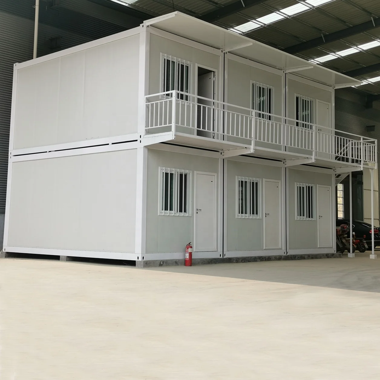Low Cost Ready Made Steel Structure Prefab Homes Two Floors Mobile Prefabricated Modular Container House For Office