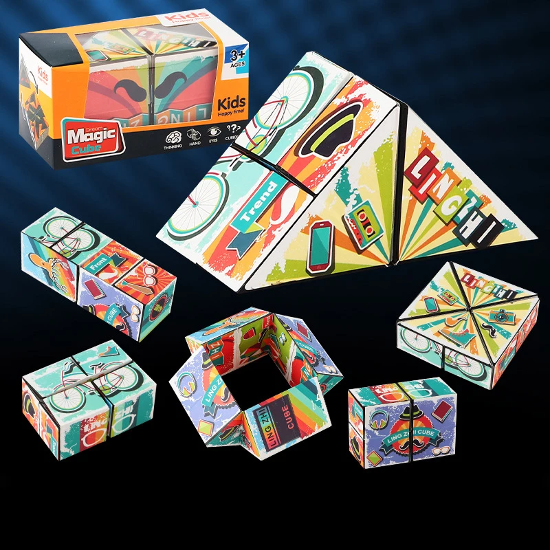 Infinity Flip fidget 3D Magic Cube Stress Relief Toys