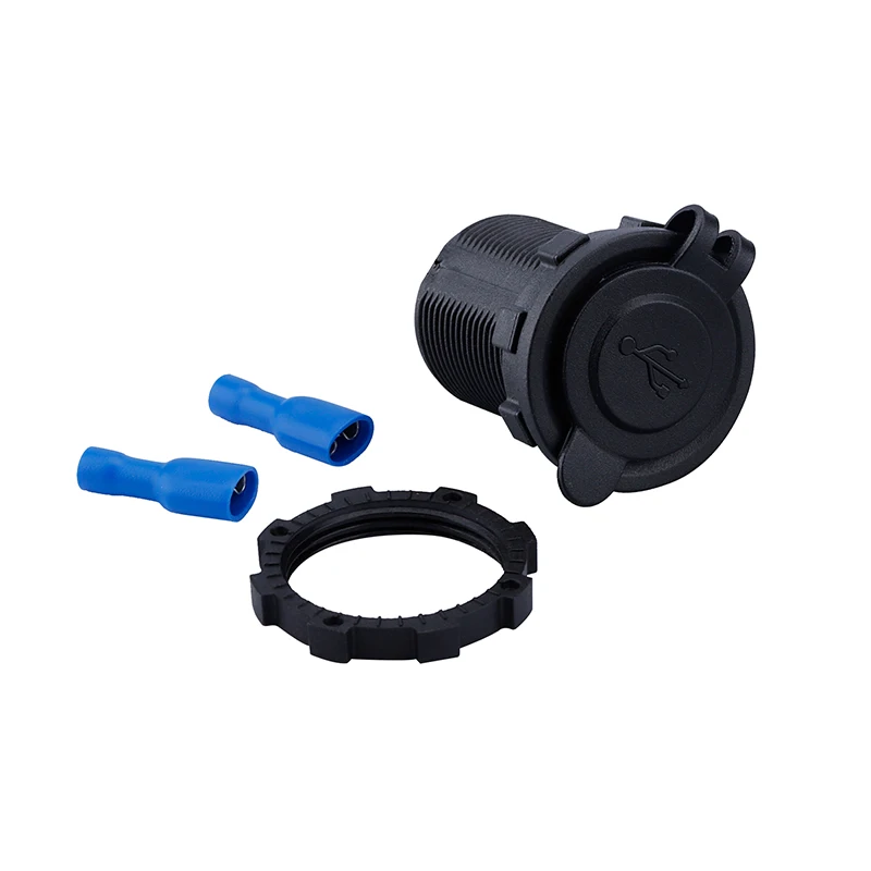 WELFNOBL Waterproof DS2B01X 12-24V BUS Vehicles Charging Socket Power Adapter 5V 3.6A 9V 2A 12V 1.5A Car Charger Car USB Socket