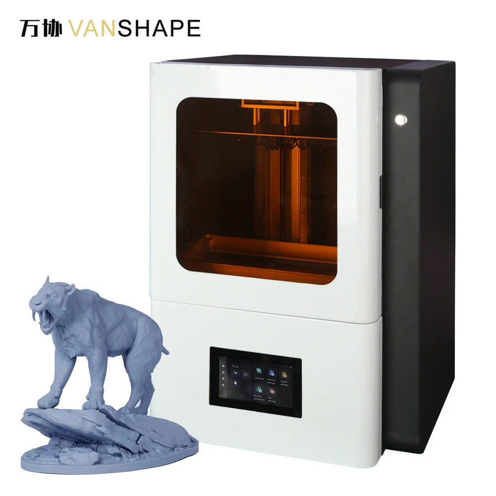 Vanshape High-precision 3D Printer For Dental Jewelry Design 219*123*200mm Large Print Size LCD 3D Printer