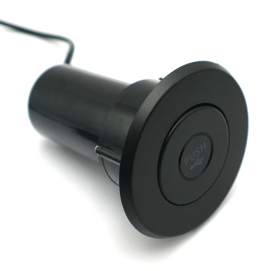 Factory office home furniture ABS pop up conceal desktop usb charger socket hidden sofa usb charger