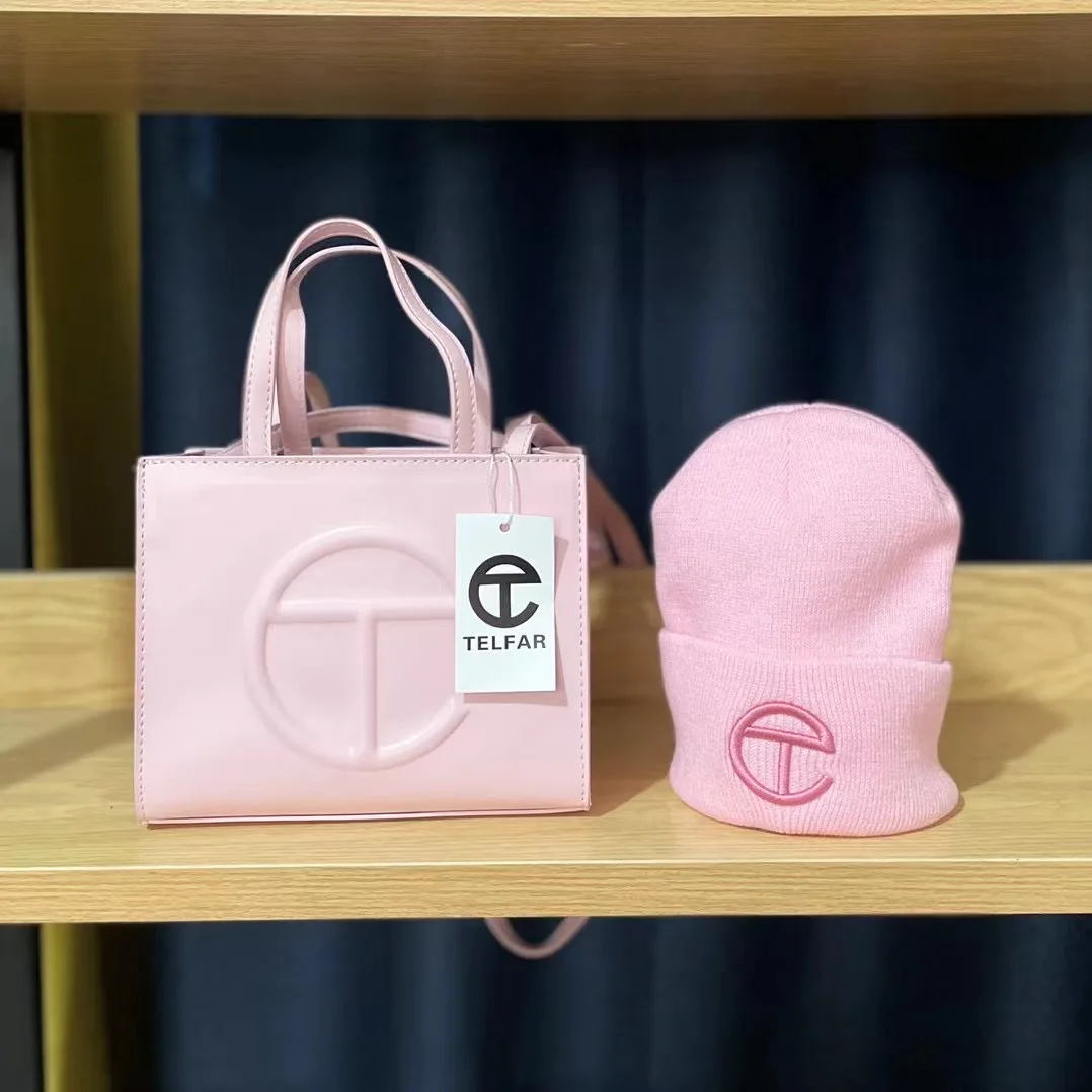 2021 black people brand telfar bag set custom large telfar bag and hat set ugh telfar handbags