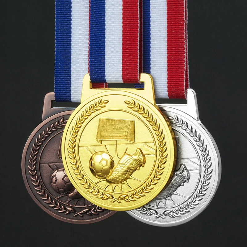 Trophy Cups Blank Football Girl Sport Wholesale Support Custom Trophies And Medals Soccer Medals