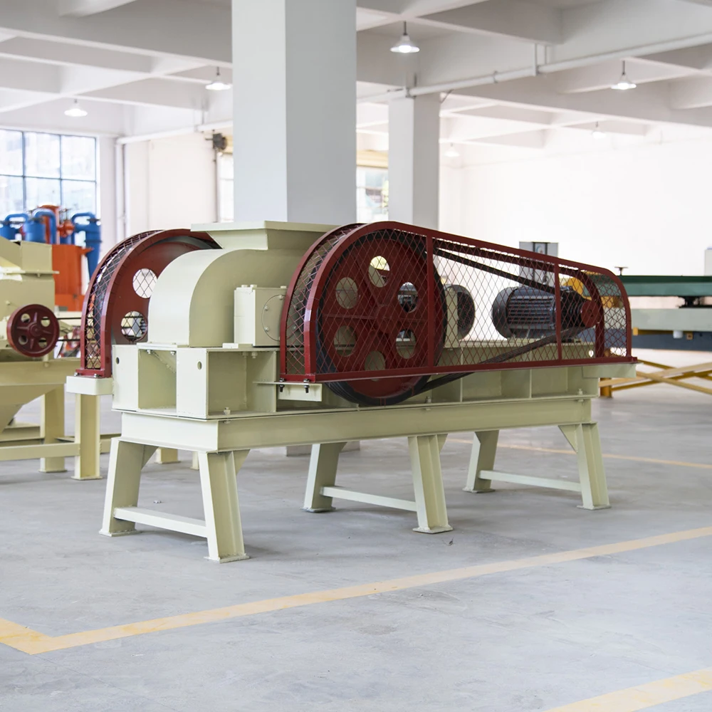 Factory Price Limestone Granite Gravel Crushing Machine Lab Double Roller Crusher