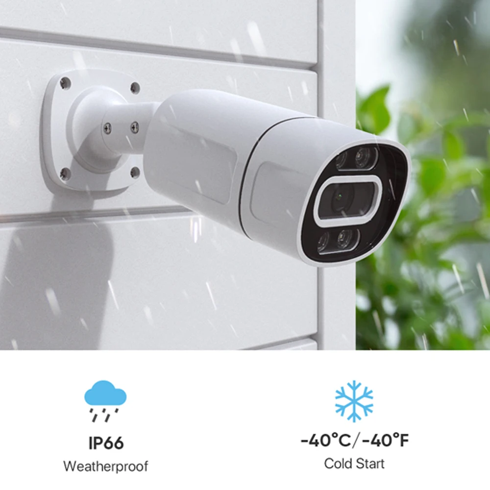 Economic OEM 4MP Megapixel Face Recognition and Humaniod Recognition Outdoor Security cctv wifi Camera