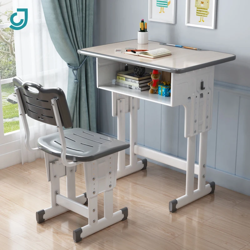 Hot Selling Products 2024 School Furniture Height Adjustable Wooden Writing Table Kids Study Table And Chair