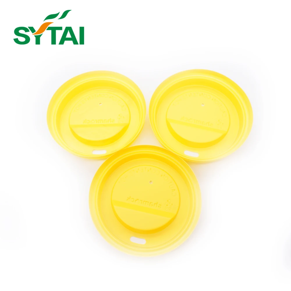 Disposable custom colorful plastic lid