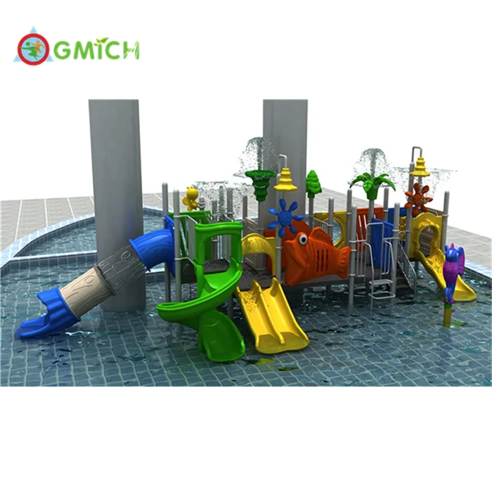 Swimming pool toy water slide plastic playground slide water park playground equipment slider for kids price