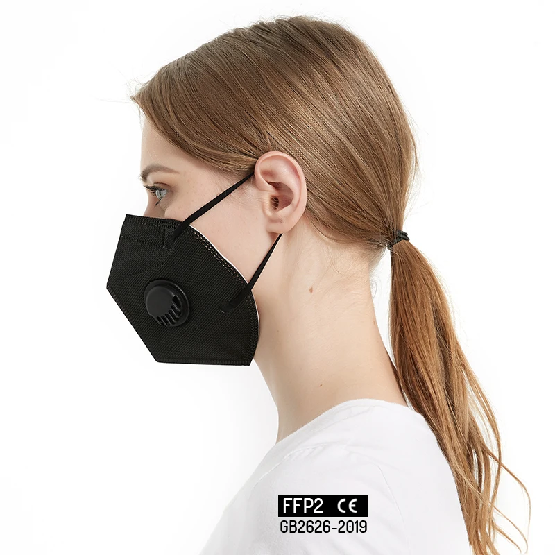 
Wholesale high quality kn95 black,mask with filter,protective 5ply 3d black kn95 face masks 