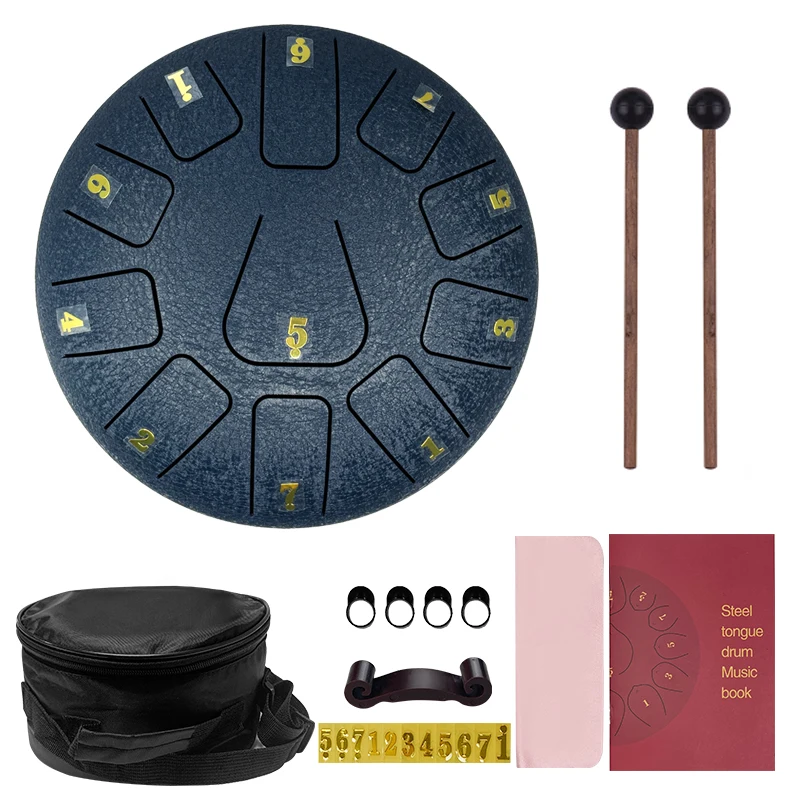 Stock factory wholesale Gift Manufacturer Promotional Music Percussion Instrument Tongue Drum Hand Pan Drum