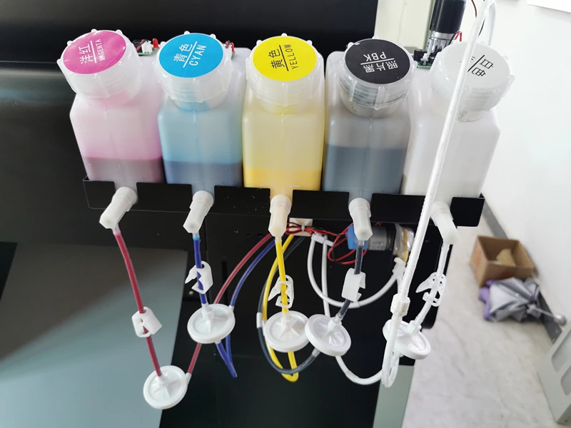 DIY Футболка принтер 4 вида цветов чернила A3 ПЭТ пленка футболка печатные машины мини DTF