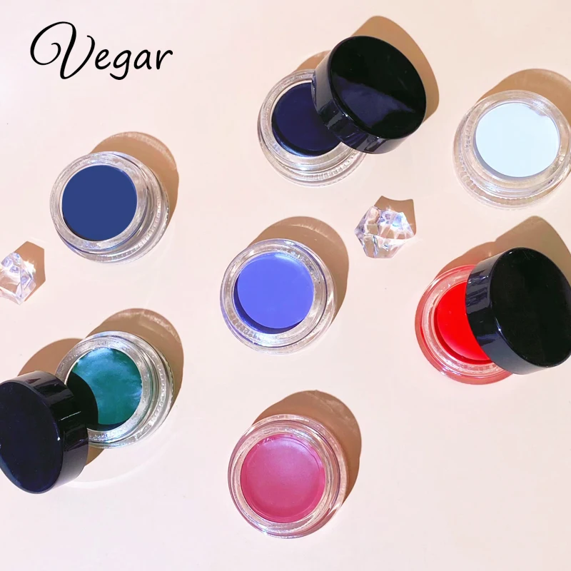 Waterproof Long Lasting Custom Logo LOW MOQ High Pigment Shimmer Eyeliner Cream