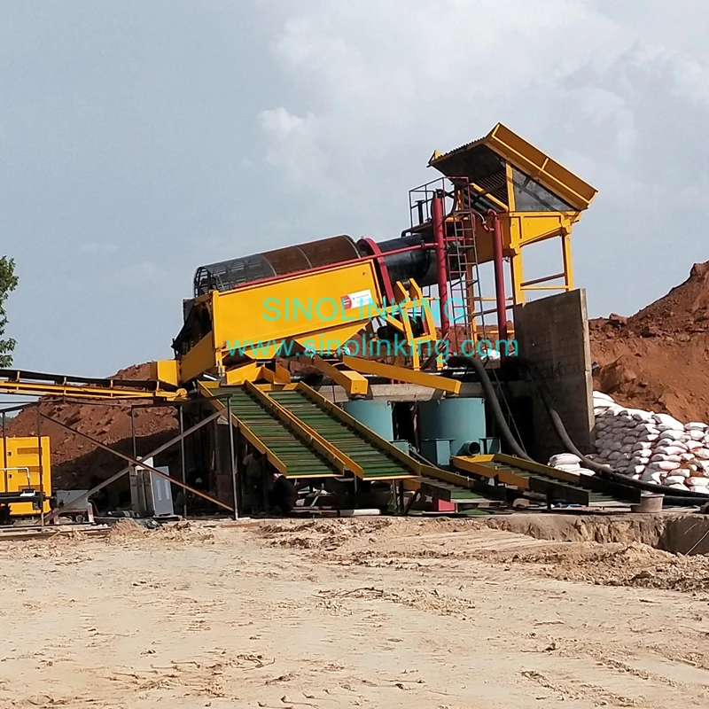 Customization Alluvial Gold Mining Equipment Gold and Diamond Processing Plant