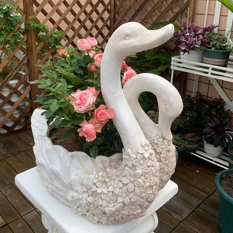 Multi-Styles Big Flower Pot Mold Fiberglass Garden Planter Moulds Cement Flower Pot Silicone Molds for Concrete Flower Pot