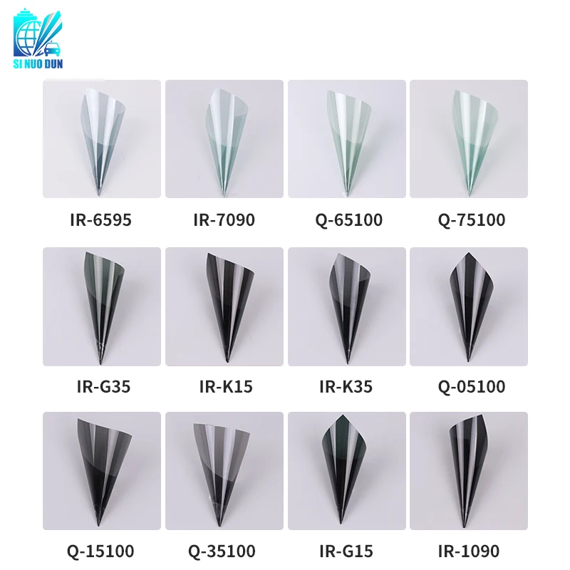 Cheap price nano ceramic photochromic car window tint film shade 99% IR rejection windwow glass film black blue color solar film