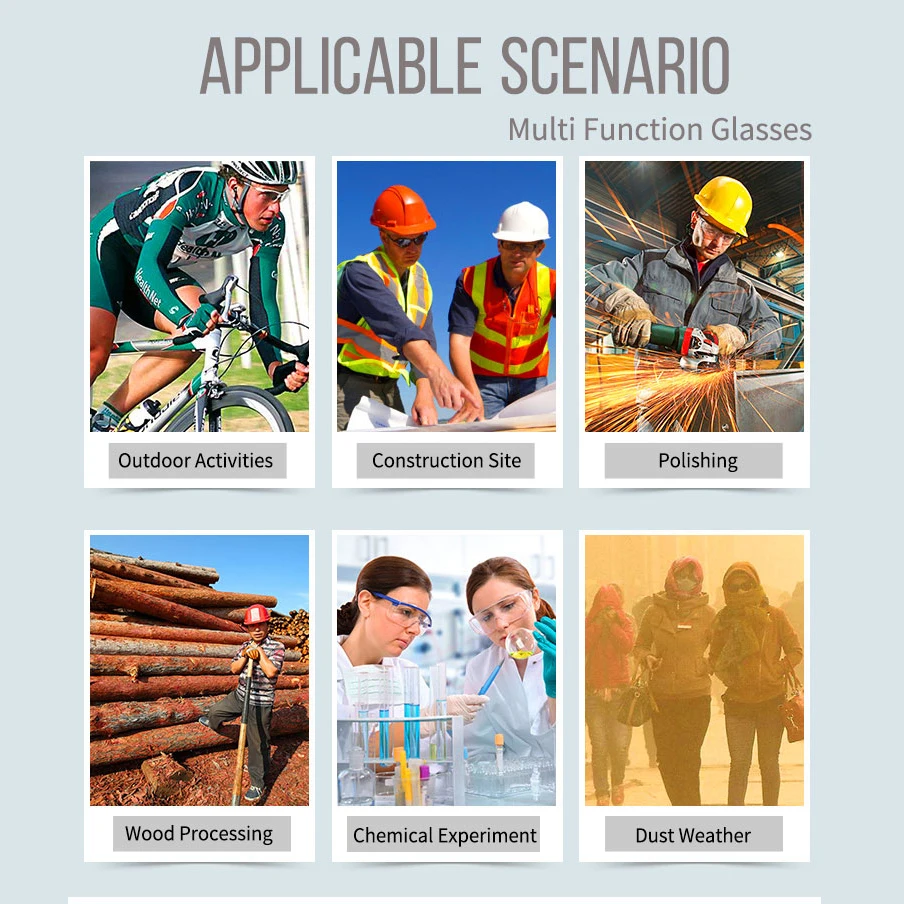 Bluk Order Industrial Safety Glasses Z87 Safety Glasses for Factory Eye Protection Protective Glasses