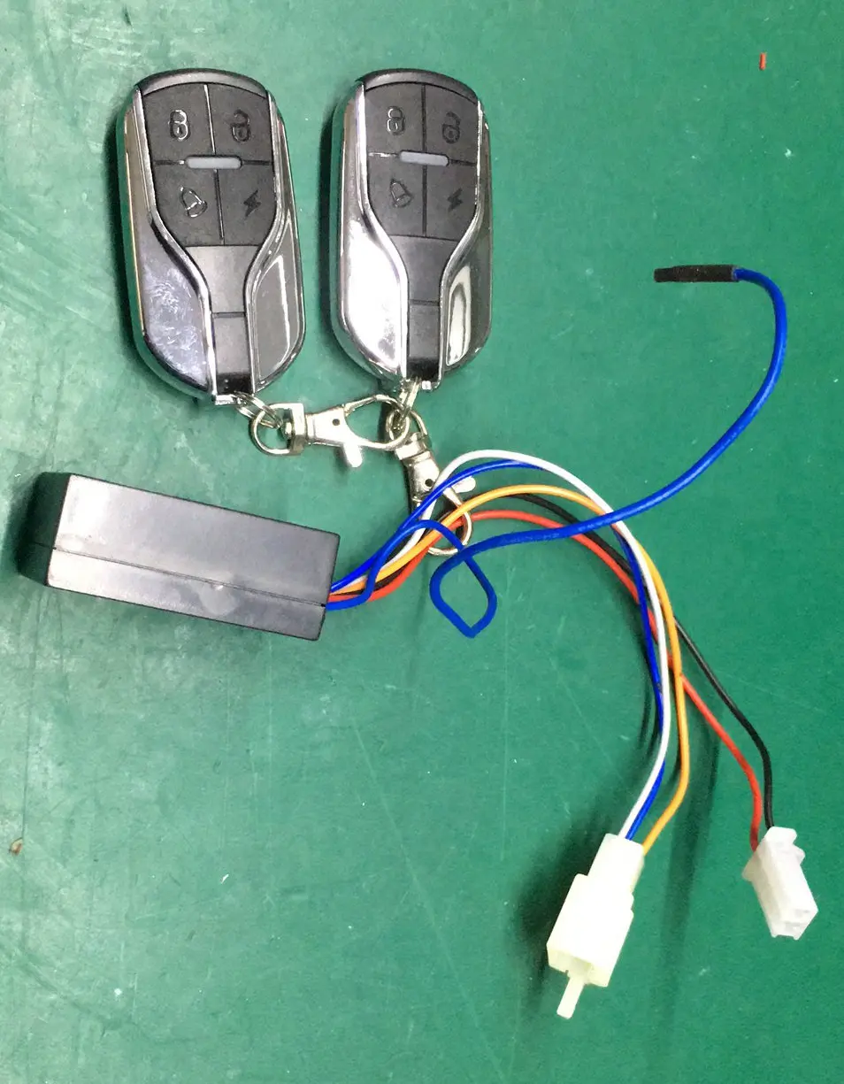 36v48v60v64v Burglar Alarmer+Electric Control Lock/Wireless KEY Lithium Battery E-Bike MTB ACCESSORY Conversion Part