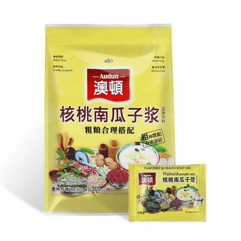 Wholesale prices Taste sweet Cereal solid beverage Walnut Pumpkin Seed Flour Breakfast