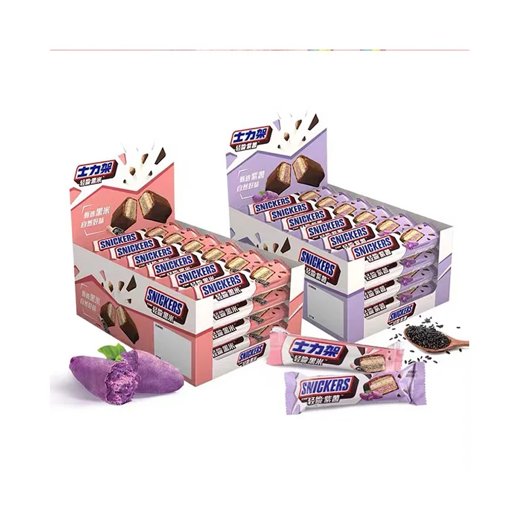 Snic kers Chocolate Bar purple yam and black rice flavor 31g