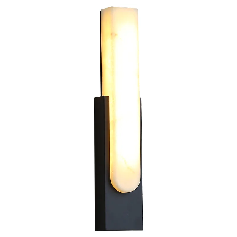 Wall Lamp Alabaster Iron Nordic Modern Bedroom Rebecca Lighting  Hotel Decoration Wall Lamp