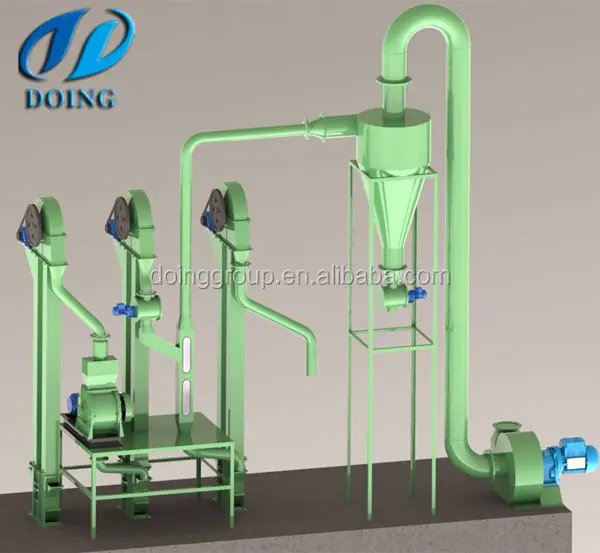 Palm kernel oil extraction machine palm kernel shell crusher palm kernel shell separator machine for Africa Indonesia