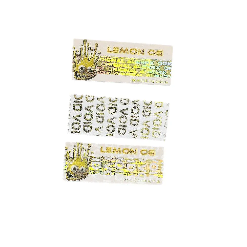 Warranty VOID tamper evident 3D laser Hologram Sticker for packaging