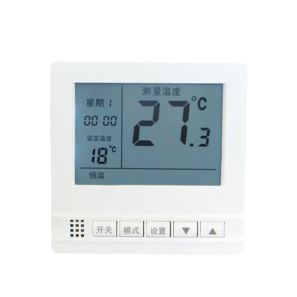 Electric heating LCD panel wired wall hanging furnace intelligent temperature controller
