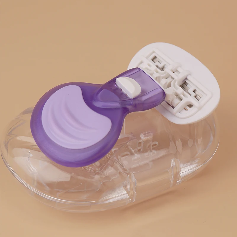 BAILI face sharp  silicone soap all in one saving smood razor alleyoop portable travel for female razor 5 blades