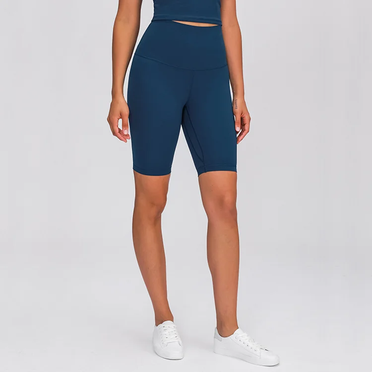 Wholesale High Quality Custom Logo New Design Tights Women High Waist Butt  Lift Biker  Shorts Jogger Seamless Leggings