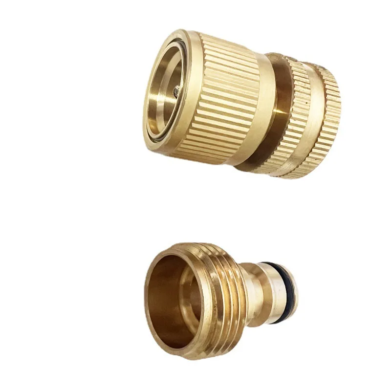 High pressure water gun quick insert loose quick connector 3/4NH quick connect + female nipple nipple car wash nozzle connector