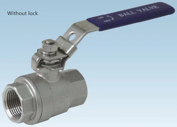 Stainless steel valve 1/2 male to 1/2 female Heavy duty handle with blue vinyl insulation 2 pc ball valve