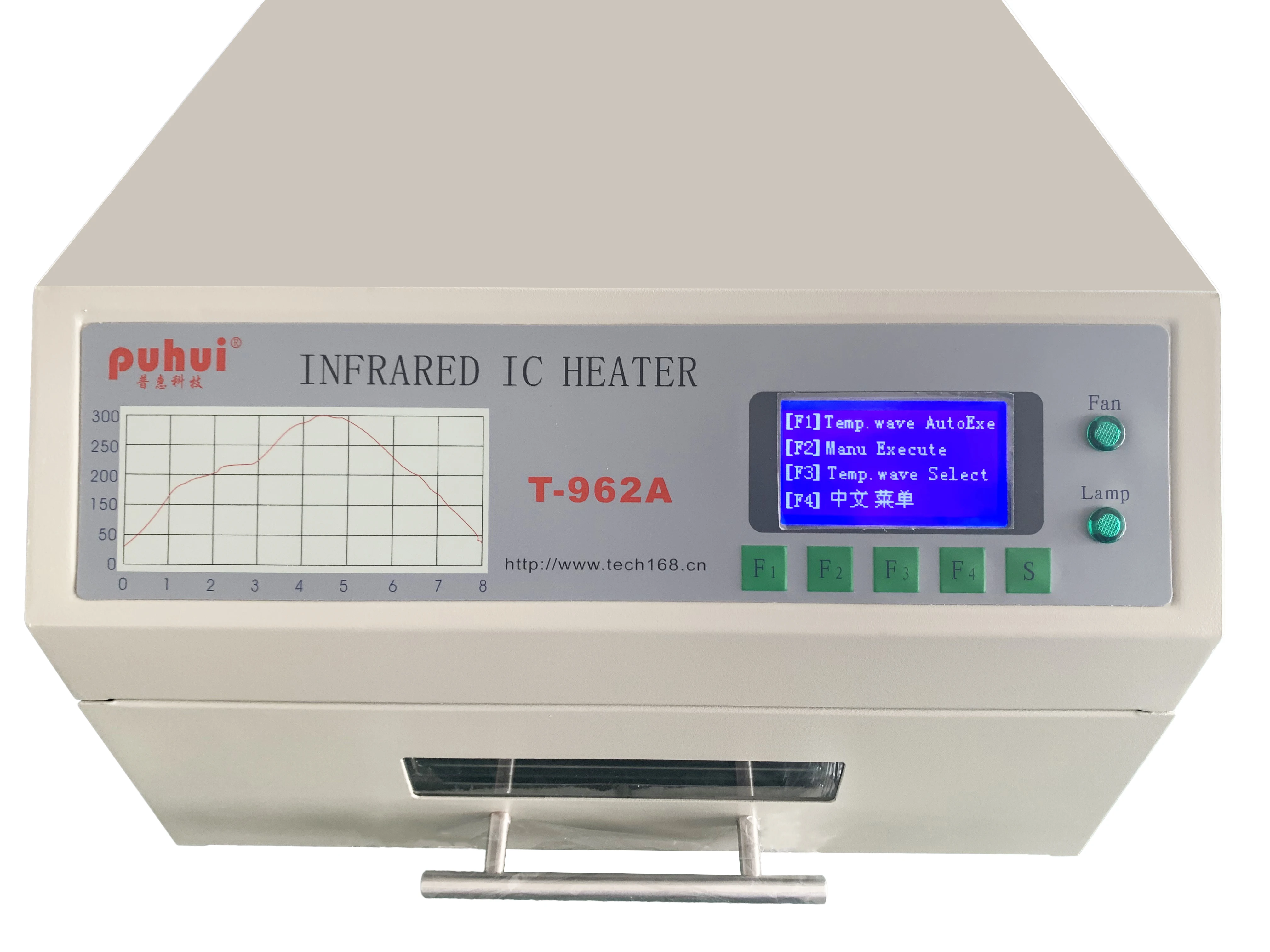 BGA PCB Furnace Puhui T-962A SMT Desktop Infrared Reflow Oven Pick and Place Machine Solder Paste Stencil Printer Suit