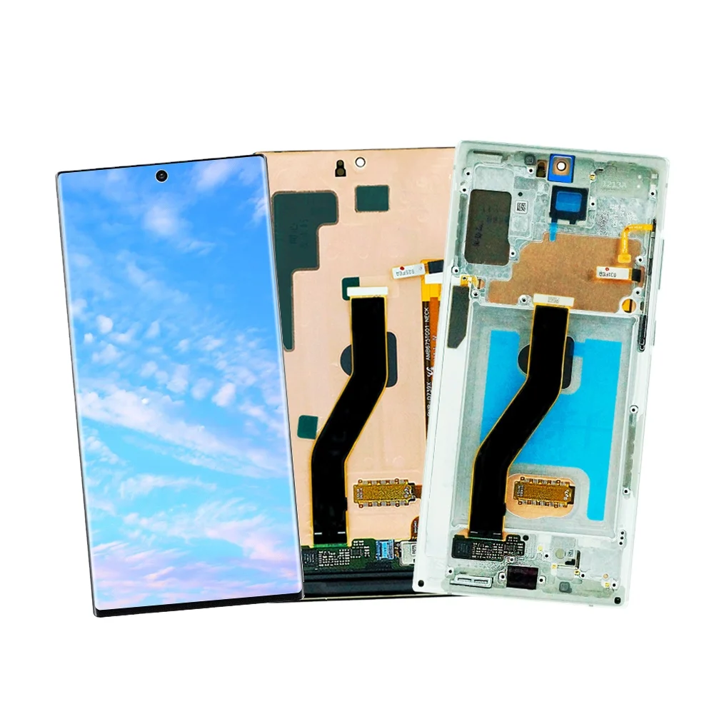 Оригинальный ЖК-дисплей для телефона Samsung Galaxy Note10 + Note 10 Plus ЖК-экран деталь