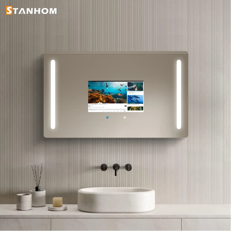 STANHOM Bathroom Android Smart Touch LED Screen Mirror