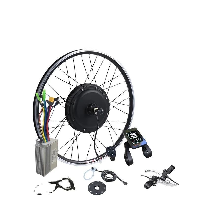 48V 500W LCD Ebike e Bike Accessories Hub Motor Bicycle Trek wheel Electric Bike Kit