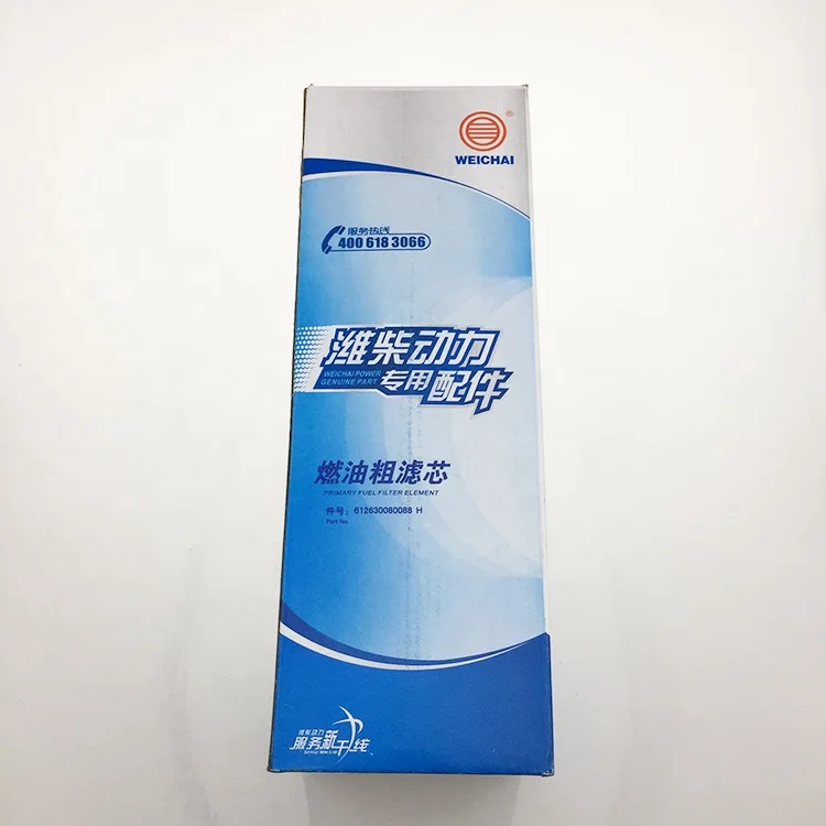 
Factory direct high quality fuel filter 612630080088 for weichai 