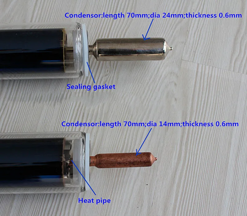 Best price solar hot water heater heat pipe solar vacuum tube