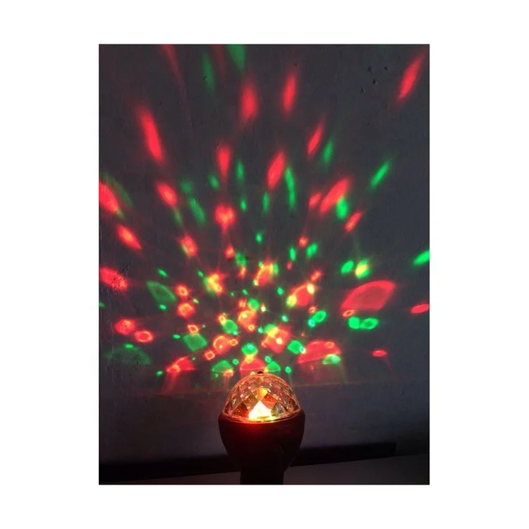Красочный Rgb Dj Disco Bar Party 360 градусов движущаяся фара 6 Вт звуковой ответ светодиодный сценический свет Вечеринка лазерный
