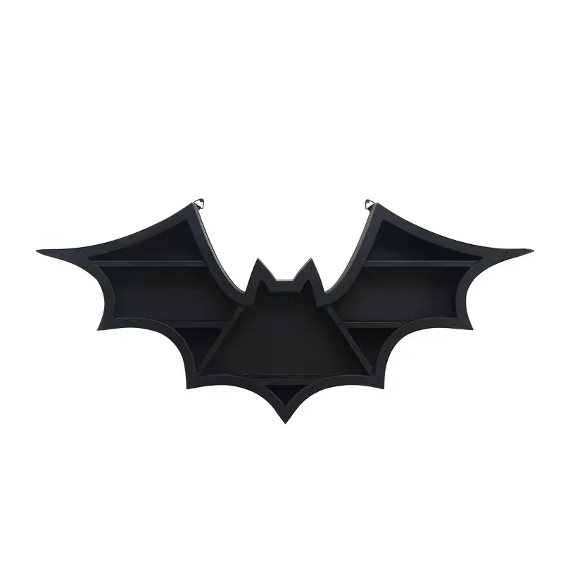 Wooden Gothic Decor Spooky Goth Decor Bat Black Hanging Wooden Shelf