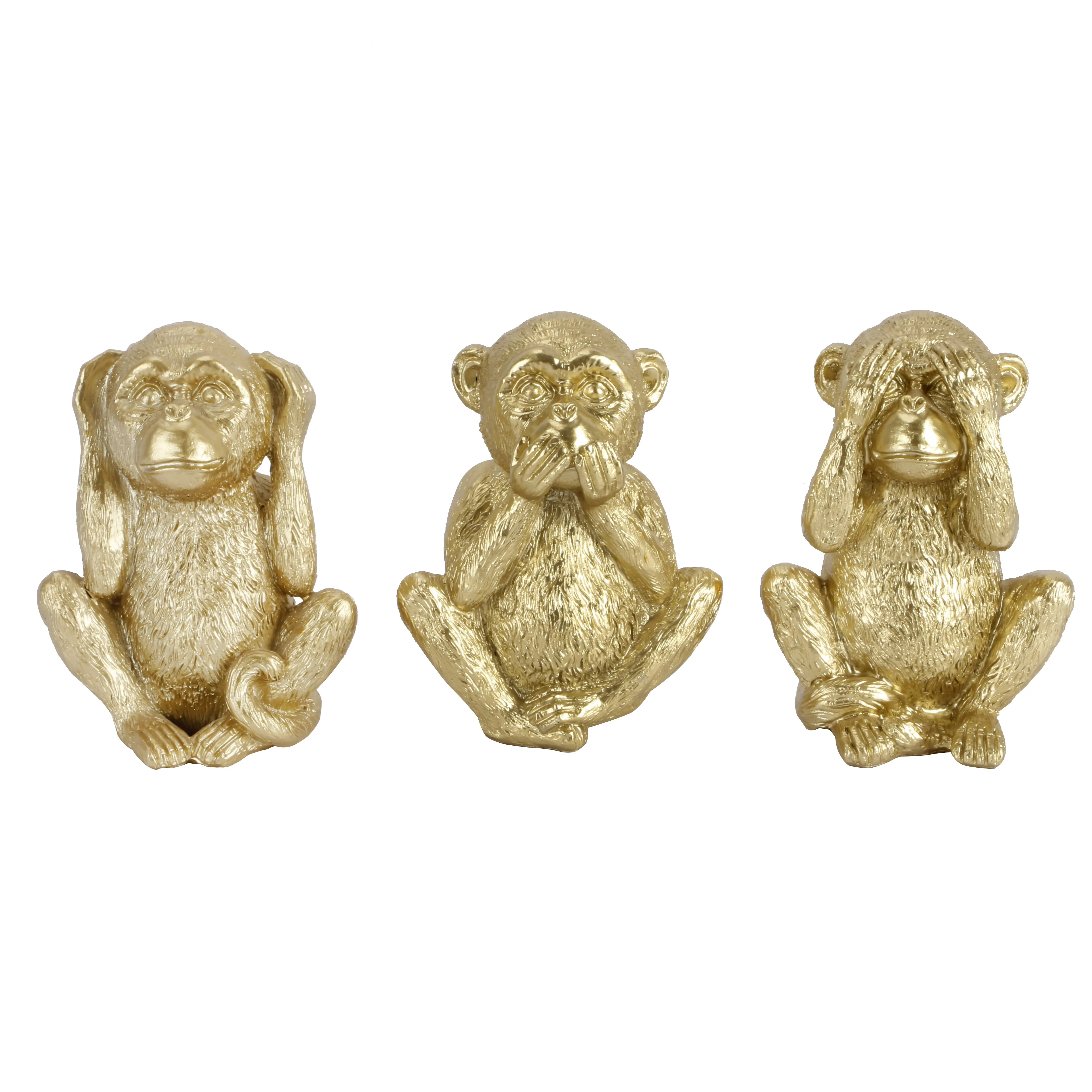 Home Accessories Monkey Ornament Decorations Polyresin resin monkey  Monkey Sculpture Figurine Statue