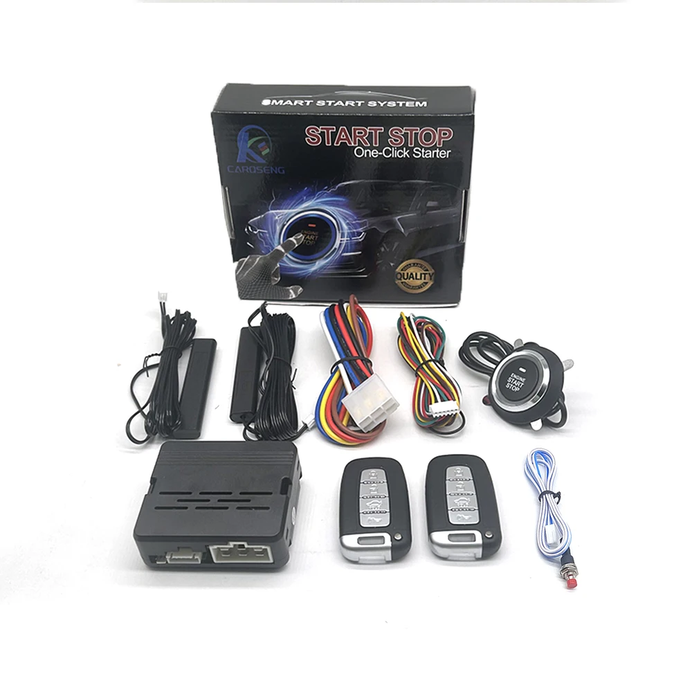 PKE Keyless Entry  Car Start stop system With Car Alarms Central Locking Anti-theft Kit for Vehicle Car Keys