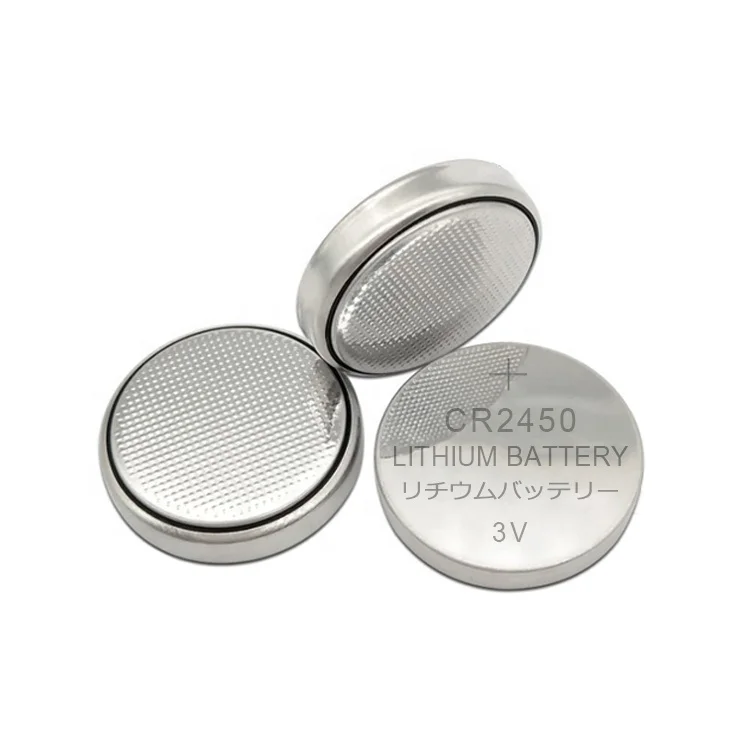 button cell li coms pile cr 2450 3v pilas lithium coin cr2450 battery