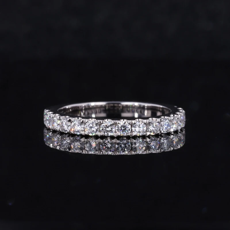 Starsgem Kekkon yubiwa jewelry 14K White Gold lab diamond band