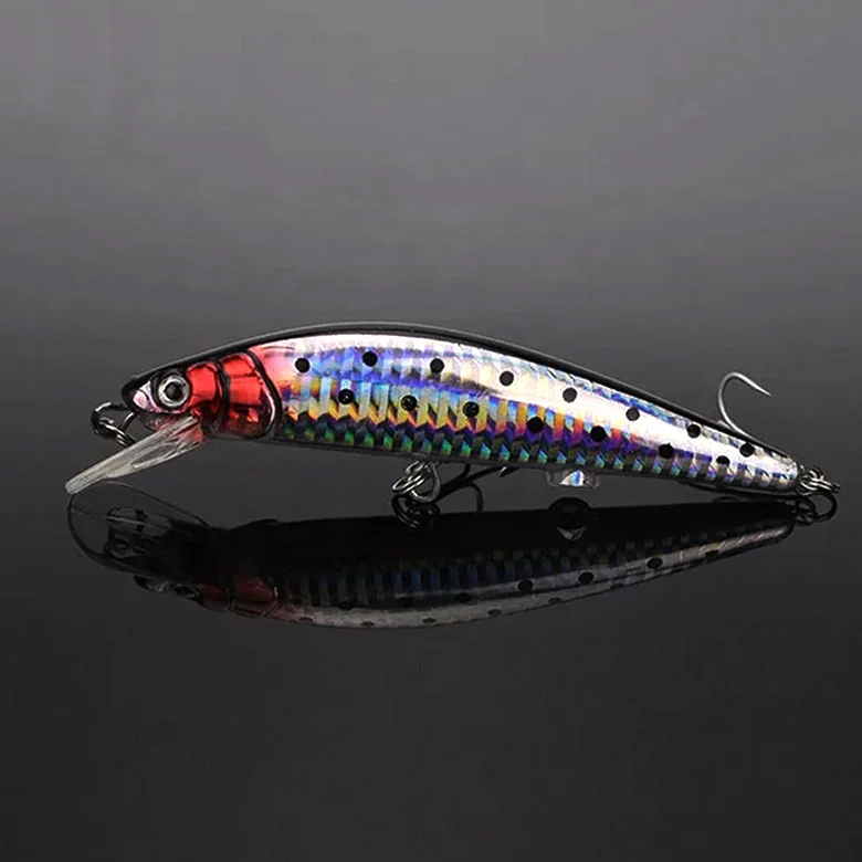 USB Rechargeable Fishing Lures Flashing LED Light Artificial Hard Bait for fishing