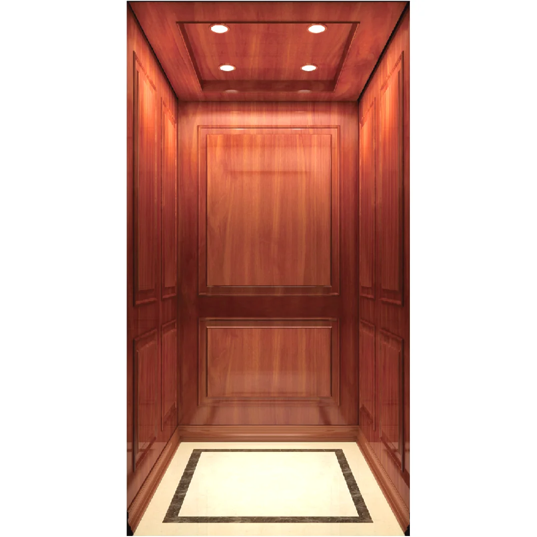Custom Home Elevators Lift Wooden Style Design 4/5/6 Floors Elevator in House