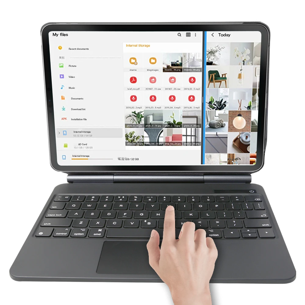 Magic Keyboard case for iPad Pro 12.9 2021 for iPad Pro 5th 4th 3rd Gen Stand Magnetic Case Touchpad Keyboard cover