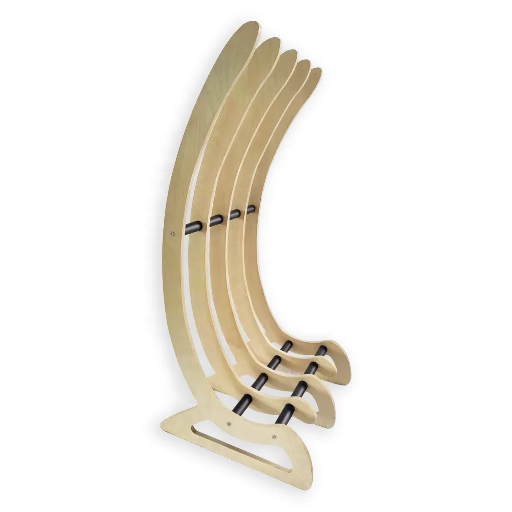 High Quality Vertical Freestanding Board Rack Surfboard Racks Wooden and Timber Surfboard Racks For Storage and Display