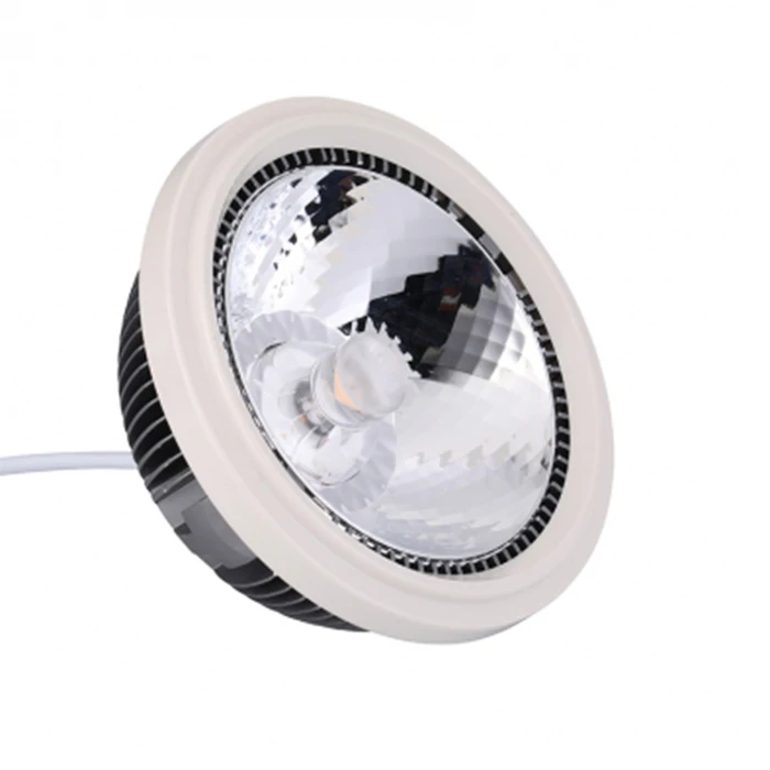 Алюминиевый Светодиодный прожектор с высоким коэффициентом пропускания 15 Вт AR111 AC/DC 12 В 3000K/4000K/6000K умное домашнее освещение