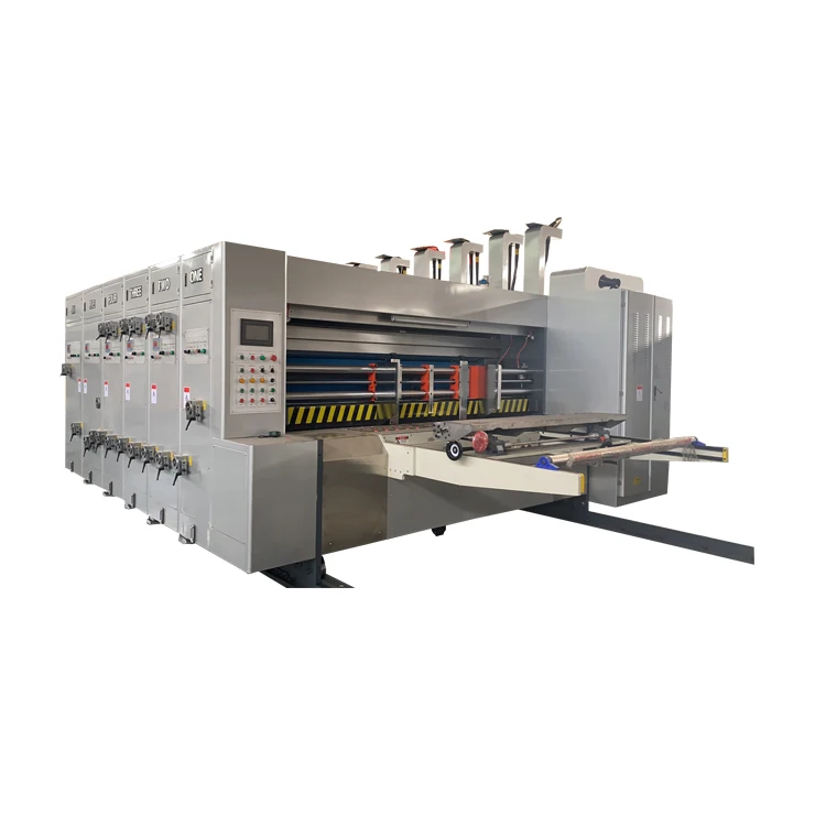 Series automatic printer slotter machine corrugated carton box printing slotting pizza box making machine