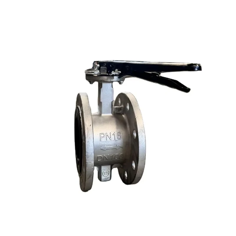 Best Price Industrial Valve High quality Stainless steel flanged butterfly valve